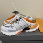 Balenciaga Track Mule White / Orange