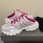 Balenciaga Track Mule White / Rose