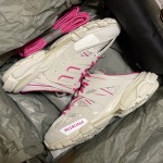 Balenciaga Track Mule White / Rose