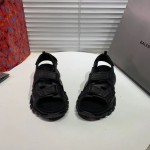 Balenciaga Track Sandal Rubber Black