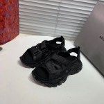 Balenciaga Track Sandal Rubber Black