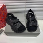 Balenciaga Track Sandal Rubber Black