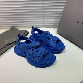 Balenciaga Track Sandal Rubber Blue