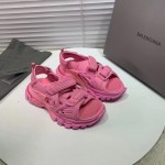 Balenciaga Track Sandal Rubber Pink