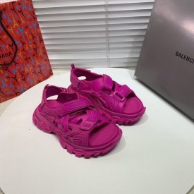 Balenciaga Track Sandal Rubber Fuchsia