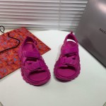 Balenciaga Track Sandal Rubber Fuchsia