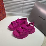 Balenciaga Track Sandal Rubber Fuchsia