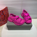 Balenciaga Track Sandal Rubber Fuchsia