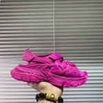 Balenciaga Track Sandal Rubber Fuchsia