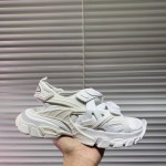 Balenciaga Track Sandal Rubber White