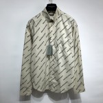 Balenciaga Year Of The Tiger Typo Shirt Normal Fit in Beige