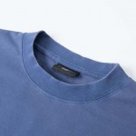 Balenciaga Enjoy Paris T-Shirt Oversized in Faded Blue