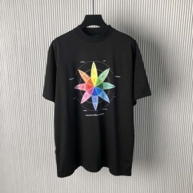 Balenciaga T-Shirt Medium Fit in black vintage jersey