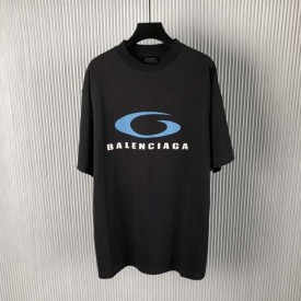 Balenciaga Loop Sports Icon T-shirt Medium Fit in Black