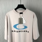 Balenciaga Loop Sports Icon T-shirt Medium Fit in White