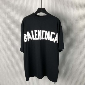 Balenciaga New Tape Type T-Shirt Medium Fit in black