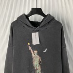 Balenciaga  Paris Liberty Hoodie Oversized in Black