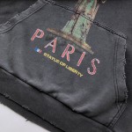 Balenciaga  Paris Liberty Hoodie Oversized in Black