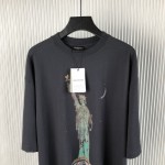 Balenciaga Paris Liberty T-Shirt Medium Fit in black