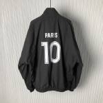 Balenciaga Paris Soccer Tracksuit Jacket in Black