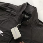 Balenciaga Paris Soccer Tracksuit Jacket in Black