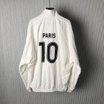 Balenciaga Paris Soccer Tracksuit Jacket in White