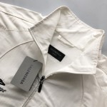 Balenciaga Paris Soccer Tracksuit Jacket in White