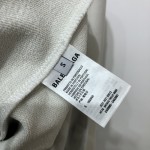 Balenciaga Political Campaign Hoodie in White cotton fleece 