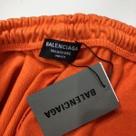 Balenciaga Men's Political Campaign Sweat Shorts in Orange