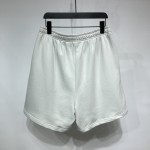 Balenciaga Men's Political Campaign Sweat Shorts in White