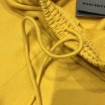 Balenciaga Men's Political Campaign Sweat Shorts in Yellow