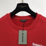 Balenciaga Political Campaign Sweatershirt in Red cotton fleece 