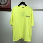 Balenciaga Regular Political Campaign T-shirt in green jersey 