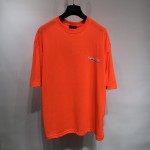 Balenciaga Regular Political Campaign T-shirt in orange jersey 