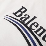 Balenciaga Regular Political Campaign T-shirt in white jersey 