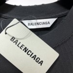 Balenciaga Alien Medium Fit T shirt Black Acid Green