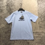 Balenciaga BB Regular Fit T-shirt in Blue