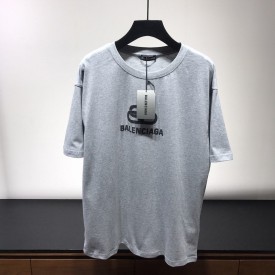 Balenciaga BB Regular Fit T-shirt in Grey