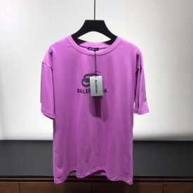 Replica Balenciaga bb logo printed t shirt