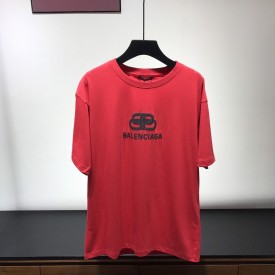 Balenciaga BB Regular Fit T-shirt in Red