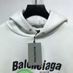 Balenciaga Dry Cleaning Hooded T-shirt in White 