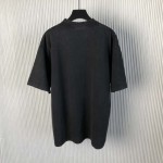 I Love Paris & Balenciaga T-shirt Medium Fit in Black Faded