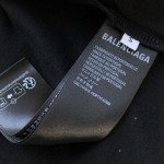 I Love Paris & Balenciaga T-shirt Medium Fit in Black Faded