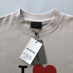 I Love Paris & Balenciaga T-shirt Medium Fit in White