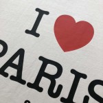 I Love Paris & Balenciaga T-shirt Medium Fit in White