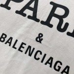 I Love Paris & Balenciaga T-shirt Medium Fit in White