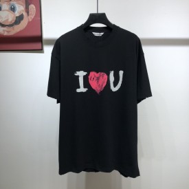 Replica Balenciaga I Love U T shirt