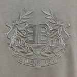 Balenciaga Lion S Laurel Large Fit T-shirt Grey