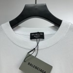 Balenciaga Lion S Laurel Large Fit T-shirt White