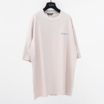 Balenciaga Logo Medium Fit T-shirt in Beige